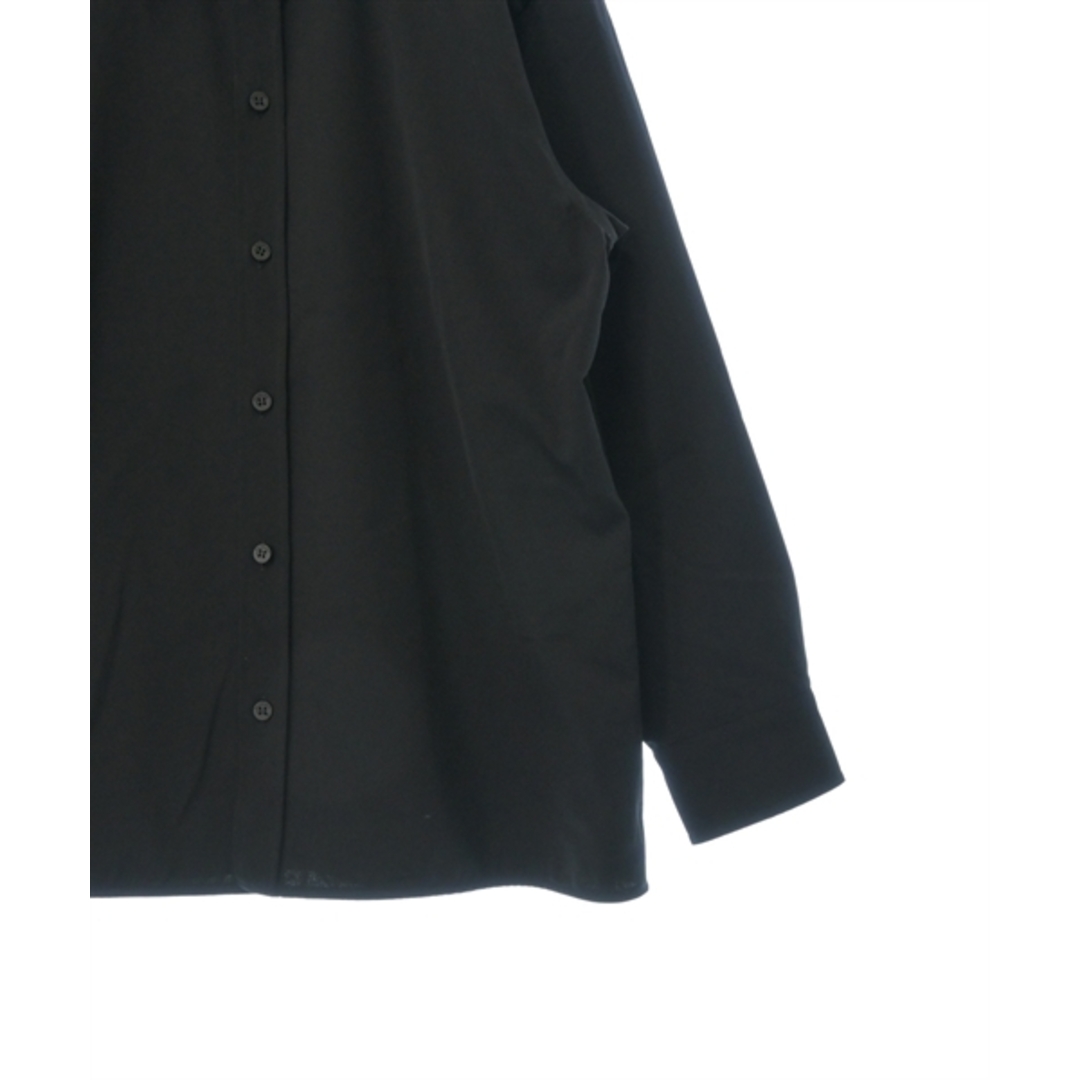 Balenciaga(バレンシアガ)のBALENCIAGA バレンシアガ カジュアルシャツ 32(XXS位) 黒 【古着】【中古】 レディースのトップス(シャツ/ブラウス(長袖/七分))の商品写真