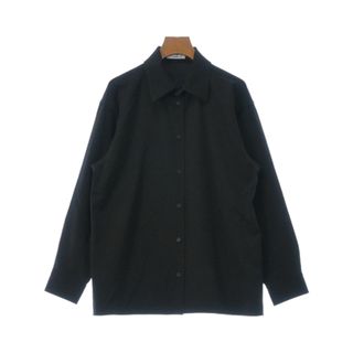 バレンシアガ(Balenciaga)のBALENCIAGA バレンシアガ カジュアルシャツ 32(XXS位) 黒 【古着】【中古】(シャツ/ブラウス(長袖/七分))