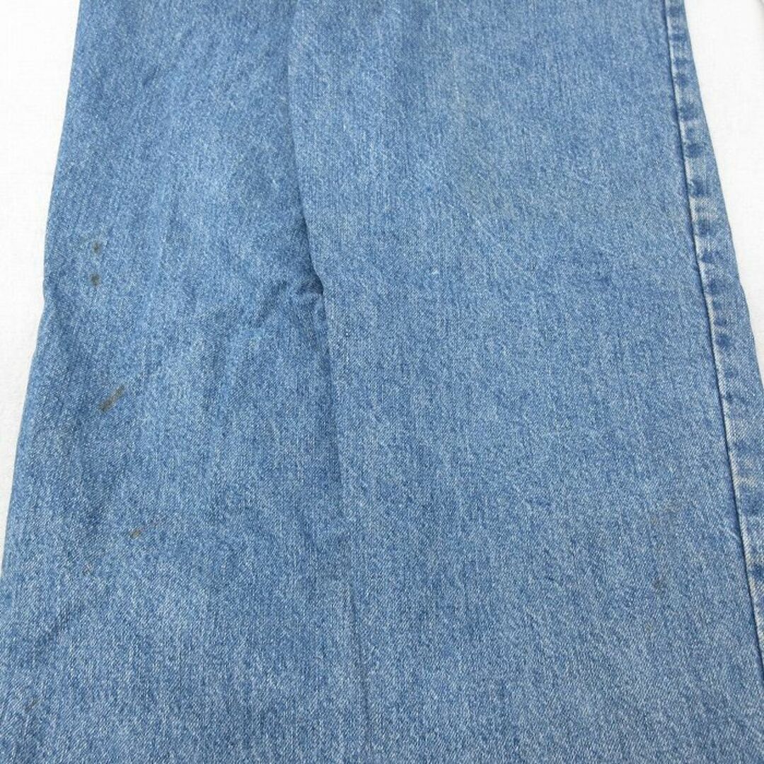 Levi's(リーバイス)のW33★古着 リーバイス Levis 532 ジーンズ メンズ 90年代 90s ヒゲ コットン テーパード カナダ製 紺 ネイビー デニム 23sep20 中古 ボトムス ジーパン Gパン ロング パンツ メンズのパンツ(ワークパンツ/カーゴパンツ)の商品写真