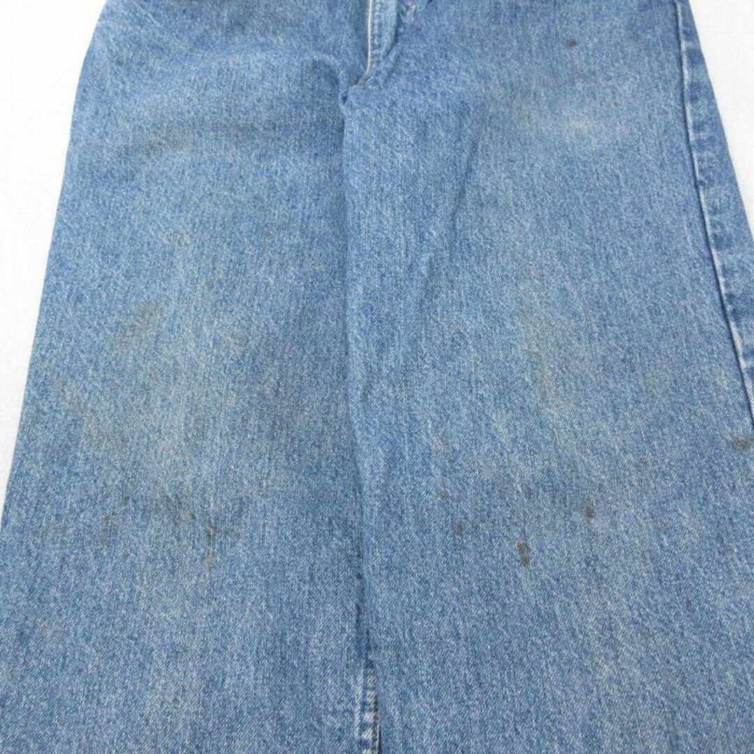 Levi's(リーバイス)のW33★古着 リーバイス Levis 532 ジーンズ メンズ 90年代 90s ヒゲ コットン テーパード カナダ製 紺 ネイビー デニム 23sep20 中古 ボトムス ジーパン Gパン ロング パンツ メンズのパンツ(ワークパンツ/カーゴパンツ)の商品写真