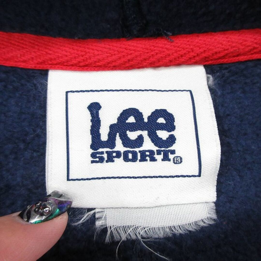 Lee(リー)のXL★古着 リー Lee 長袖 スウェット パーカー メンズ 00年代 00s MLB ボストンレッドソックス 大きいサイズ 紺 ネイビー メジャーリーグ ベースボール 野球 23sep18 中古 スエット トレーナー トップス メンズのトップス(パーカー)の商品写真