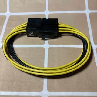 【ジャンク】EPS12V用電源延長ケーブル CPU用延長電源ケーブル 約23cm(PCパーツ)