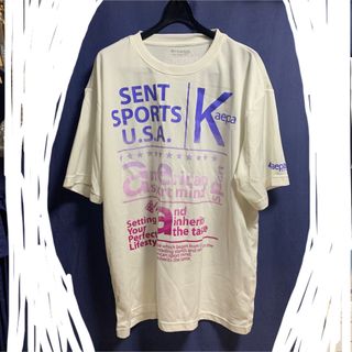 ケイパ(Kaepa)のKaepa  MENSTシャツ　ホワイト×パープルからピンクへグラデーション　(Tシャツ/カットソー(半袖/袖なし))