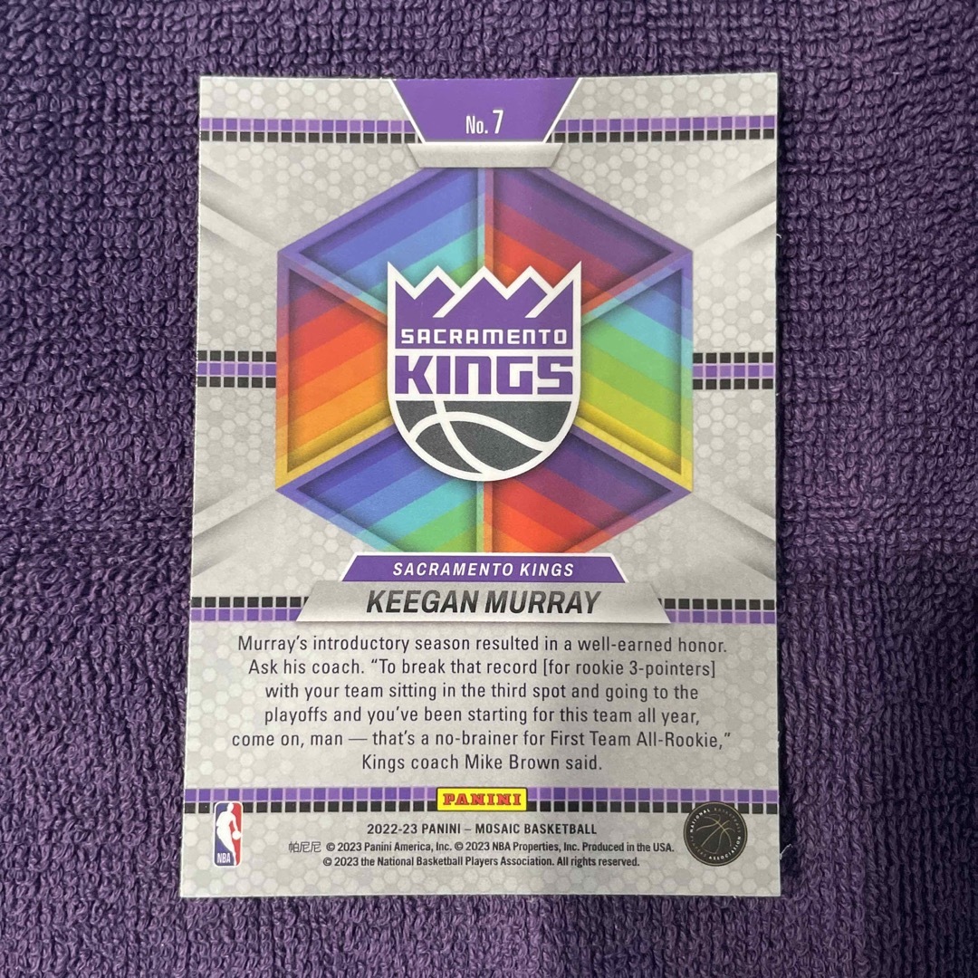キーガン・マレー Rookie Introductions NBA エンタメ/ホビーのトレーディングカード(シングルカード)の商品写真