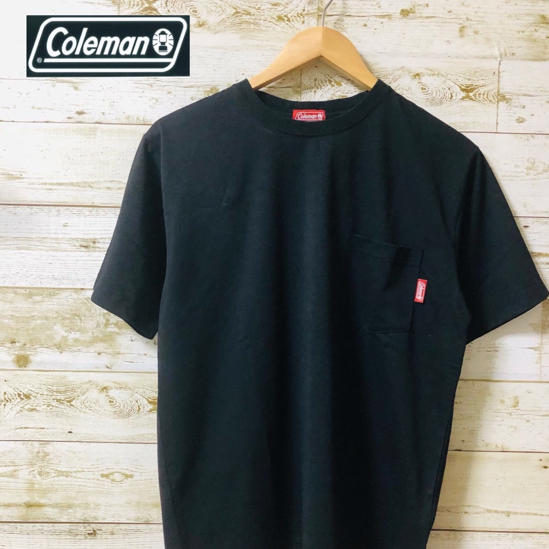 Coleman(コールマン)のColeman コールマン 半袖 ブラック キャンプ アウトドア メンズのトップス(Tシャツ/カットソー(半袖/袖なし))の商品写真