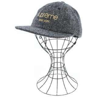 シュプリーム(Supreme)のSupreme シュプリーム キャップ - グレー(ヘリンボーン) 【古着】【中古】(キャップ)