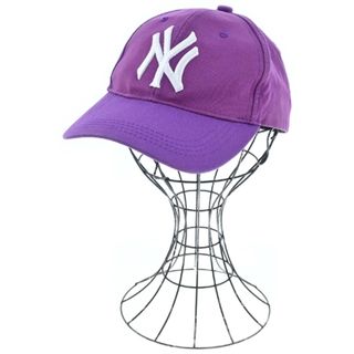 ニューエラー(NEW ERA)のNEW ERA ニューエラ キャップ - 紫 【古着】【中古】(キャップ)