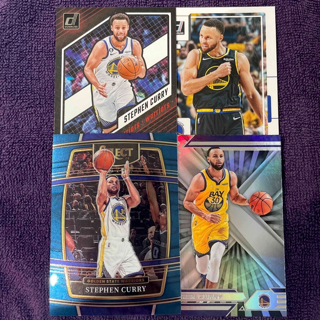Stephen Curry 4枚Warriors NBA カード スポーツ/アウトドアのスポーツ/アウトドア その他(バスケットボール)の商品写真