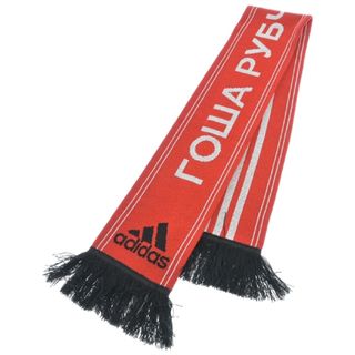 ゴーシャラブチンスキー(Gosha Rubchinskiy)のGOSHA RUBCHINSKIY マフラー - 赤x黒等 【古着】【中古】(マフラー)