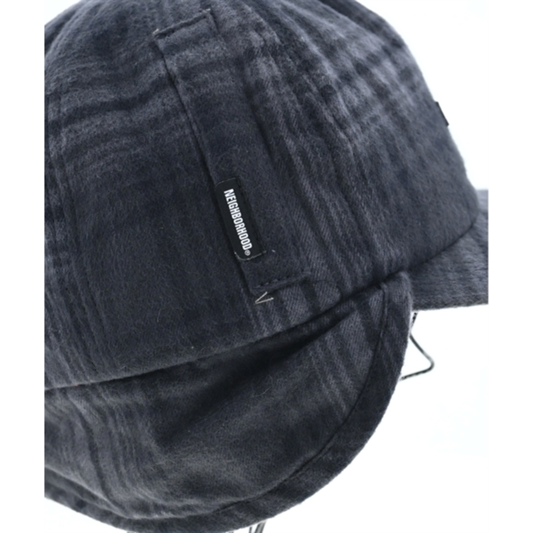 NEIGHBORHOOD(ネイバーフッド)のNEIGHBORHOOD ネイバーフッド キャップ M グレー系x黒(チェック) 【古着】【中古】 メンズの帽子(キャップ)の商品写真