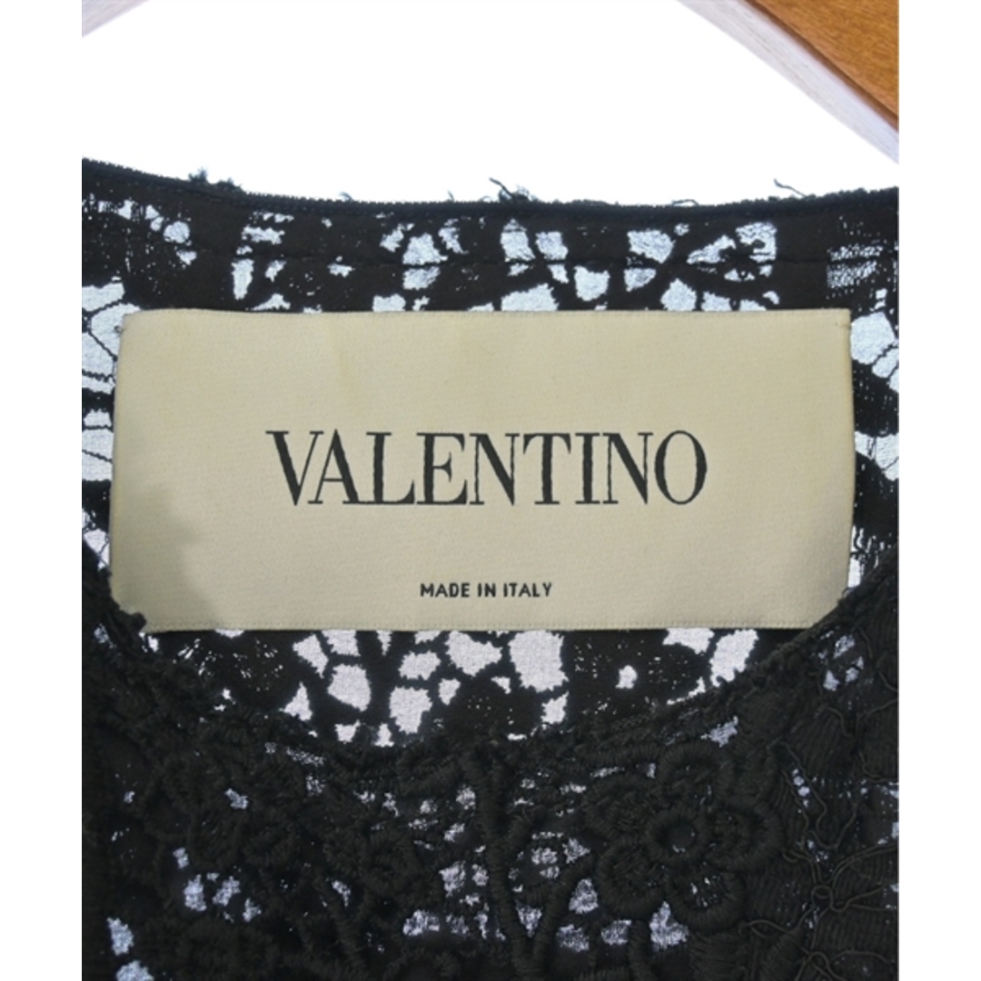 VALENTINO(ヴァレンティノ)のVALENTINO ヴァレンティノ ワンピース 38(S位) 黒(レース) 【古着】【中古】 レディースのワンピース(ひざ丈ワンピース)の商品写真