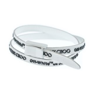 OFF-WHITE オフホワイト ブレスレット・バングル - 白x黒 【古着】【中古】