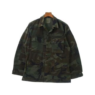 ミリタリー(MILITARY)のMILITARY ミリタリー ミリタリーブルゾン M カーキx茶x黒(豹柄) 【古着】【中古】(ミリタリージャケット)