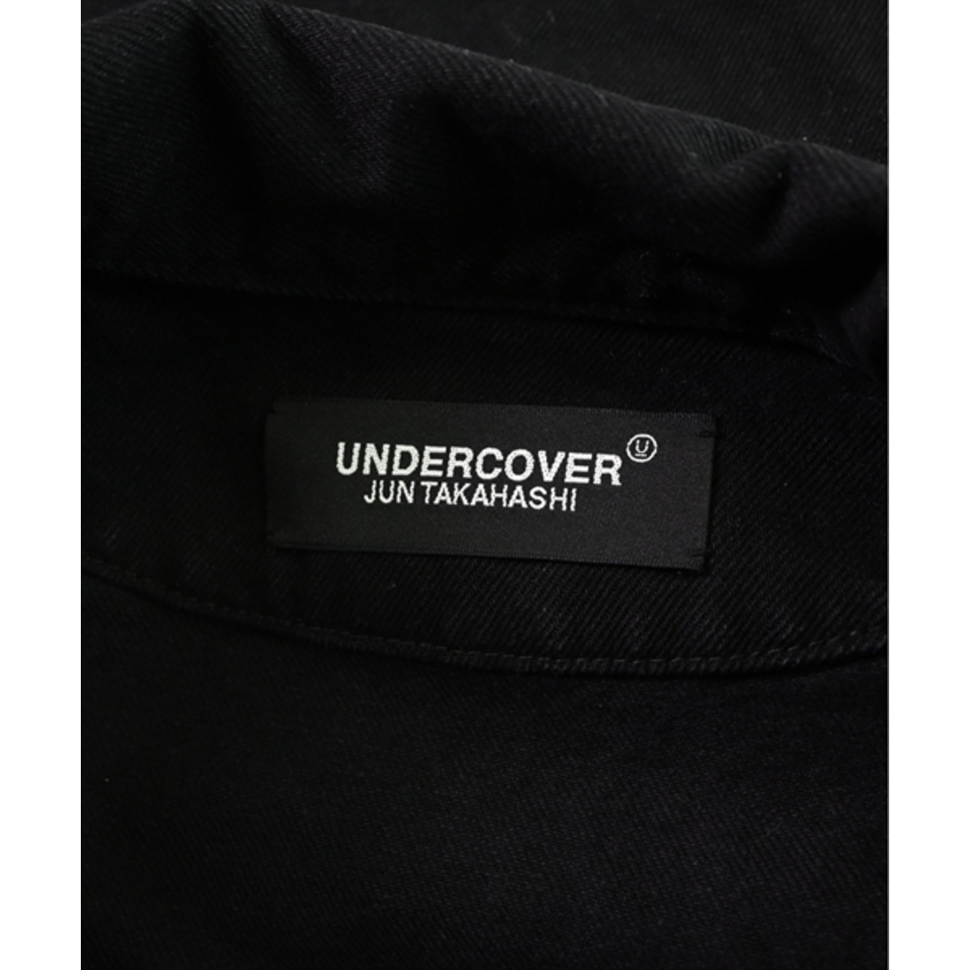 UNDERCOVER(アンダーカバー)のUNDER COVER アンダーカバー デニムジャケット 2(M位) 黒 【古着】【中古】 メンズのジャケット/アウター(Gジャン/デニムジャケット)の商品写真