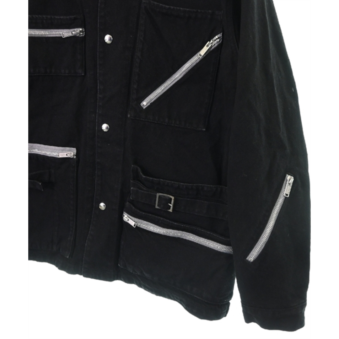 UNDERCOVER(アンダーカバー)のUNDER COVER アンダーカバー デニムジャケット 2(M位) 黒 【古着】【中古】 メンズのジャケット/アウター(Gジャン/デニムジャケット)の商品写真