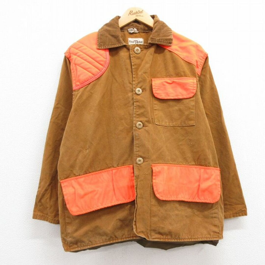 L☆古着 SAFTBAK 長袖 ビンテージ ハンティング ジャケット L☆古着 SAFTBAK 長袖 ビンテージ ハンティング ジャケット