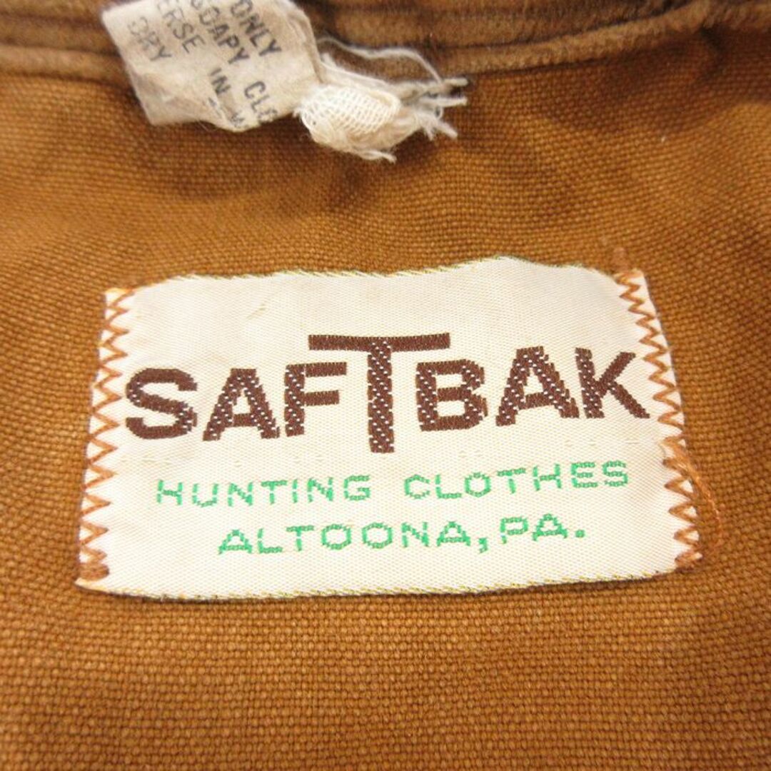 L☆古着 SAFTBAK 長袖 ビンテージ ハンティング ジャケット L☆古着 SAFTBAK 長袖 ビンテージ ハンティング ジャケット