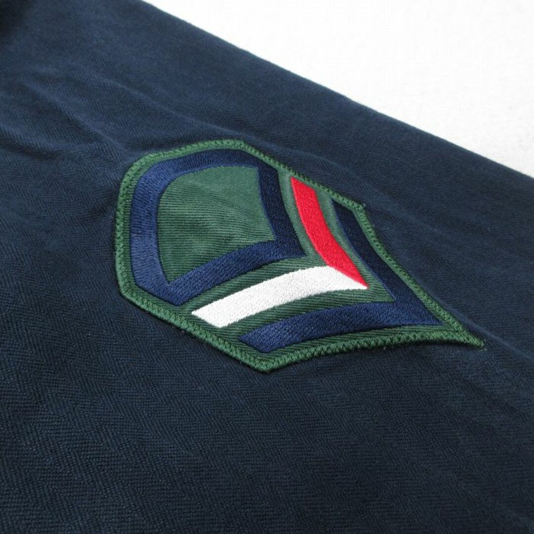 TOMMY HILFIGER(トミーヒルフィガー)の古着 トミーヒルフィガー TOMMY HILFIGER 長袖 ブランド シャツ キッズ ボーイズ 子供服 90年代 90s コットン ボタンダウン 紺 ネイビー 23sep26 キッズ/ベビー/マタニティのベビー服(~85cm)(シャツ/カットソー)の商品写真