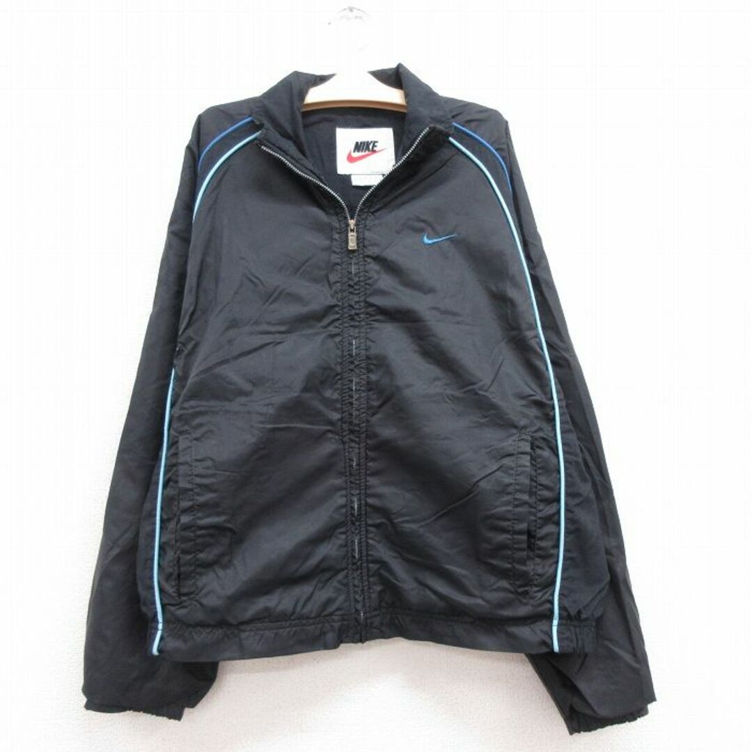 NIKE - 古着 ナイキ NIKE 長袖 ナイロン ジャケット キッズ NIKE - 古着 ナイキ NIKE 長袖 ナイロン ジャケット キッズ