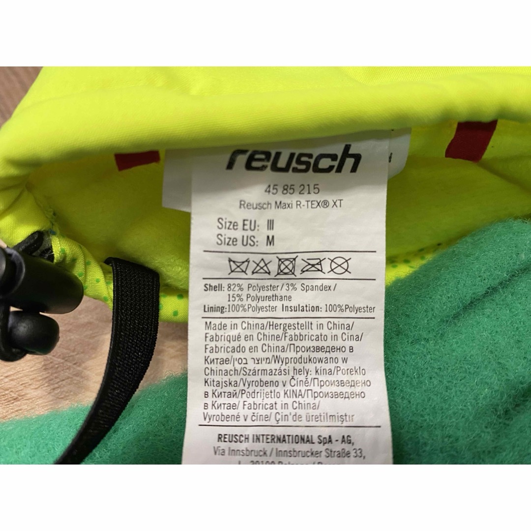 reusch(ロイシュ)のロイシュ キッズ 手袋 スキーグローブ レインコート 110 カッパ 恐竜 キッズ/ベビー/マタニティのこども用ファッション小物(手袋)の商品写真