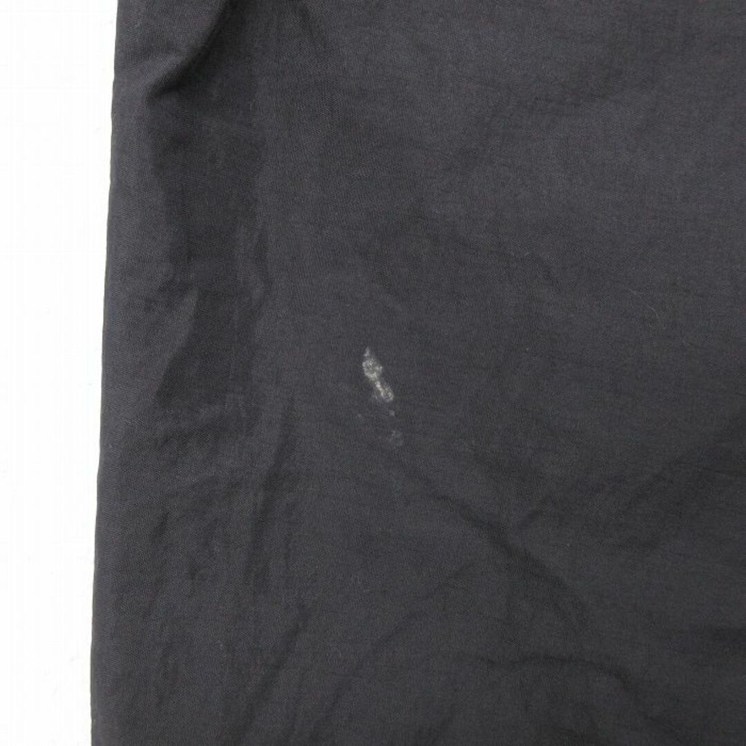 XL★古着 グレッグノーマン 長袖 ナイロン トップス メンズ 星条旗 サメ 大きいサイズ 黒 ブラック 23oct02 中古 アウター ウインドブレーカー メンズのジャケット/アウター(ダッフルコート)の商品写真