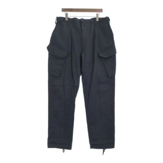 ミリタリー(MILITARY)のMILITARY ミリタリー カーゴパンツ 85(L位) 紺 【古着】【中古】(ワークパンツ/カーゴパンツ)