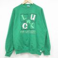 XL★古着 ディスカス 長袖 スウェット メンズ 90年代 90s IRISH…