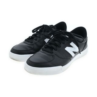 New Balance - New Balance ニューバランス スニーカー 23cm 黒x白 【古着】【中古】