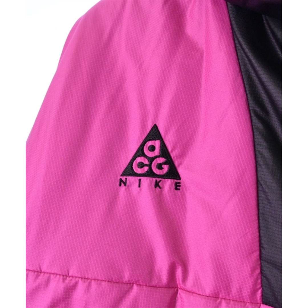 NIKE ACG ダウンジャケット/ダウンベスト L ピンクx黒 【古着】【中古】 メンズのジャケット/アウター(ダウンジャケット)の商品写真