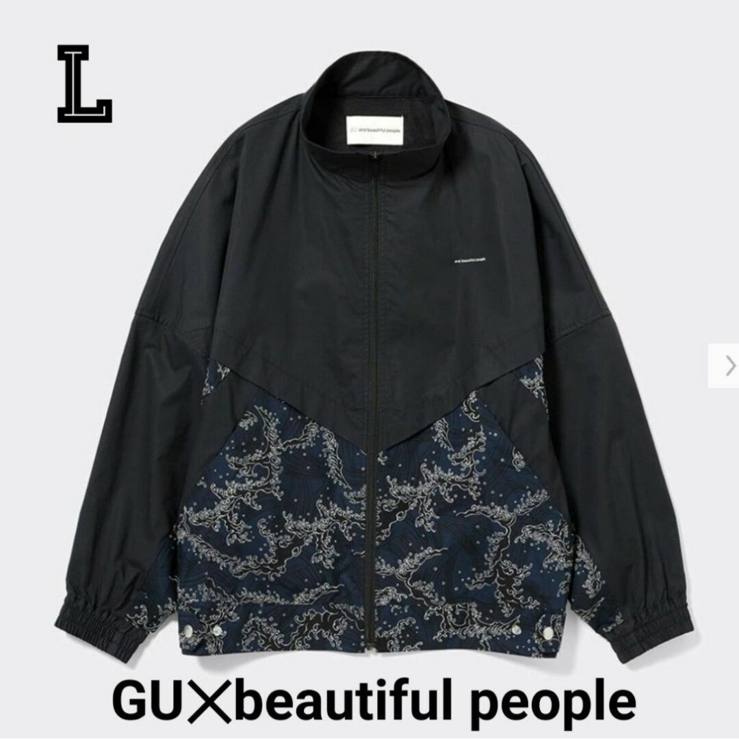 GU(ジーユー)のGU×beautiful people +X　コンビネーションブルゾン レディースのジャケット/アウター(ブルゾン)の商品写真