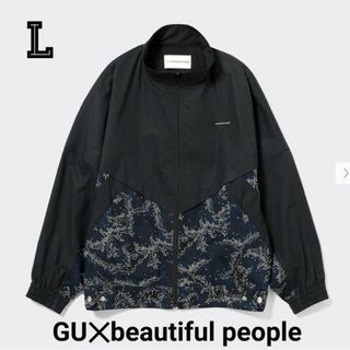 GU×beautiful people +X　コンビネーションブルゾン