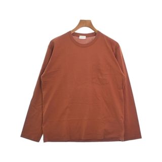 ハンドバーク(handvaerk)のHandvaerk Tシャツ・カットソー M 茶系(オレンジがかっています) 【古着】【中古】(Tシャツ/カットソー(半袖/袖なし))