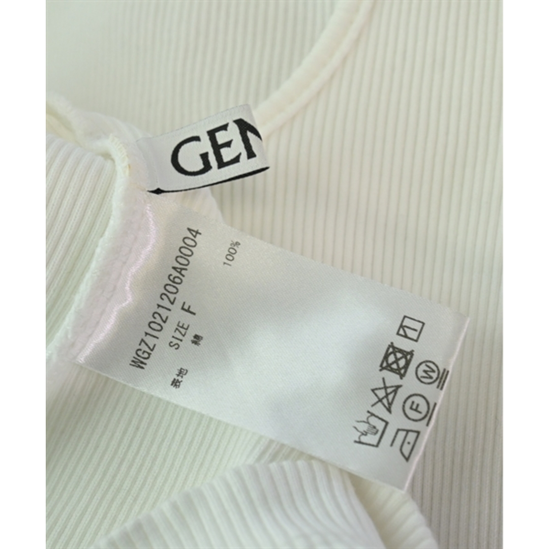 GeMini(ゲミニ―)のGEMINI ジェミニ Tシャツ・カットソー F 白 【古着】【中古】 レディースのトップス(カットソー(半袖/袖なし))の商品写真