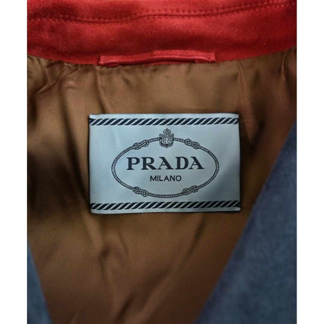 PRADA(プラダ)のPRADA プラダ カジュアルジャケット 36(XS位) 茶 【古着】【中古】 レディースのジャケット/アウター(テーラードジャケット)の商品写真