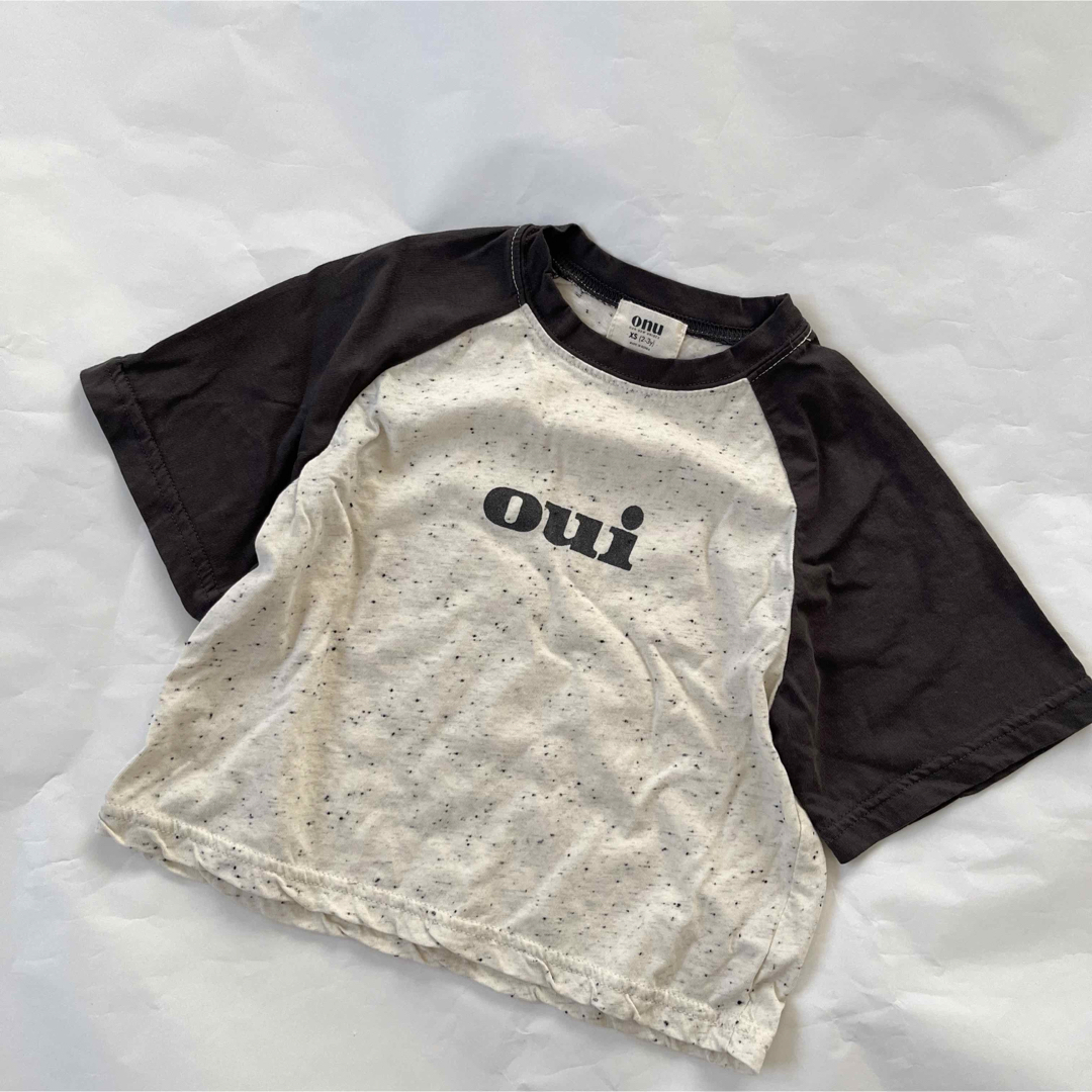 韓国子供服 onu 半袖 つぶつぶ Tシャツ oui L 5-6y korea キッズ/ベビー/マタニティのキッズ服男の子用(90cm~)(Tシャツ/カットソー)の商品写真