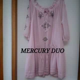 マーキュリーデュオ(MERCURYDUO)のMERCURYDUOワンピース(ミニワンピース)