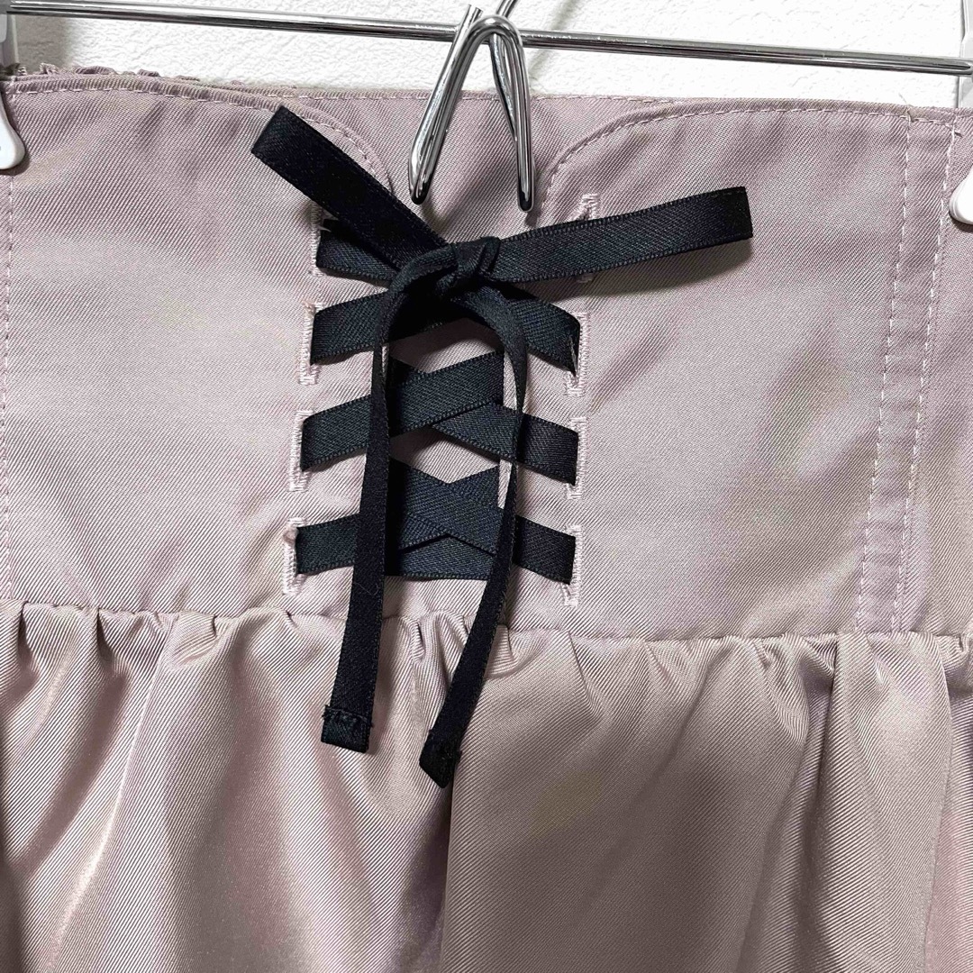 美品可愛い♡くすみピンクセットアップ　レースチュールのバルーン袖♡ レディースのトップス(シャツ/ブラウス(長袖/七分))の商品写真