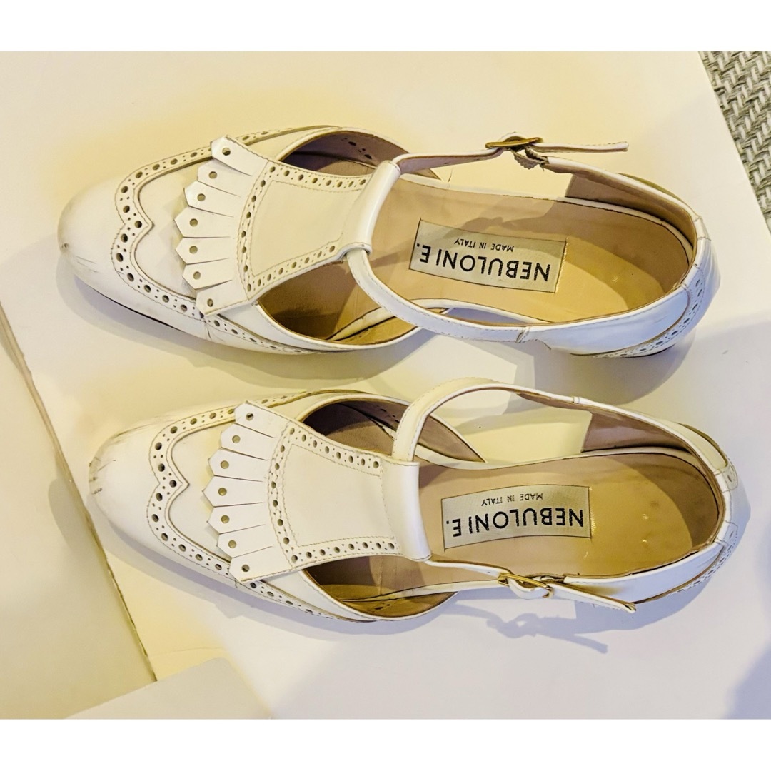 NEBULONI E.(ネブローニ)のネブローニ　ウィングストラップシューズ36.5cm レディースの靴/シューズ(ハイヒール/パンプス)の商品写真