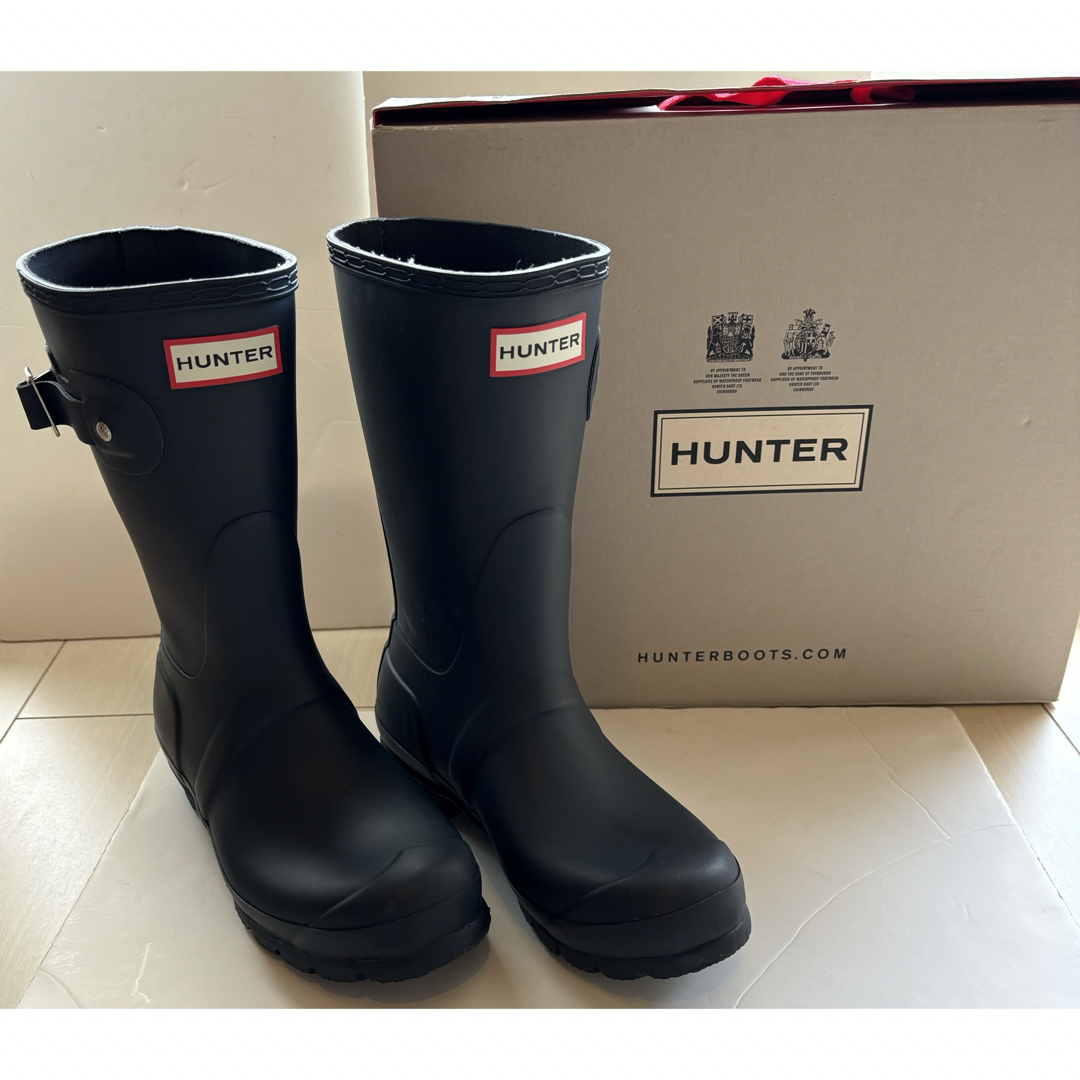 HUNTER(ハンター)のHUNTER ショートレインブーツ　37サイズ レディースの靴/シューズ(レインブーツ/長靴)の商品写真