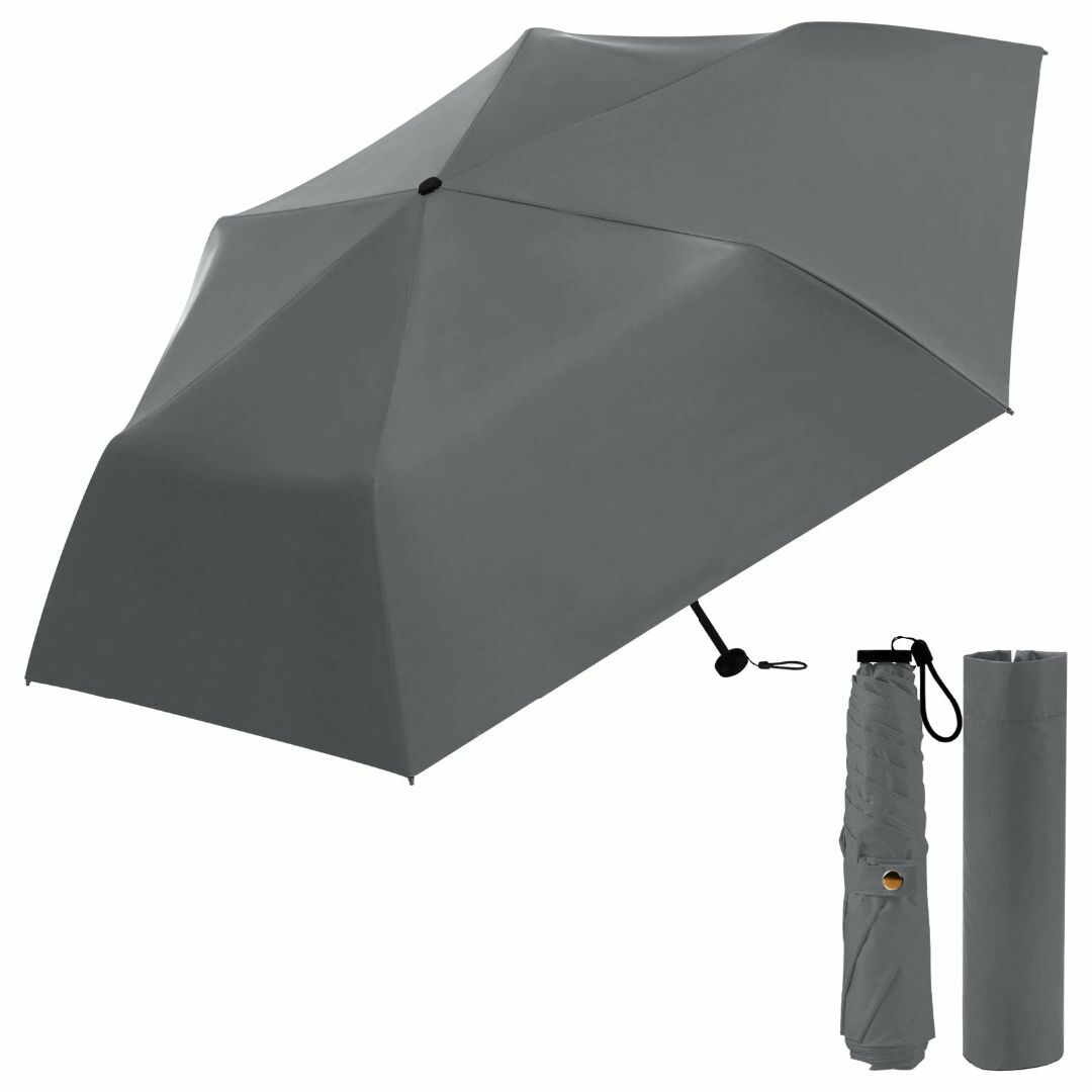 【色: 純色ダークグレー】[SLEEPSINERO] 日傘 折りたたみ傘 【20 レディースのファッション小物(その他)の商品写真
