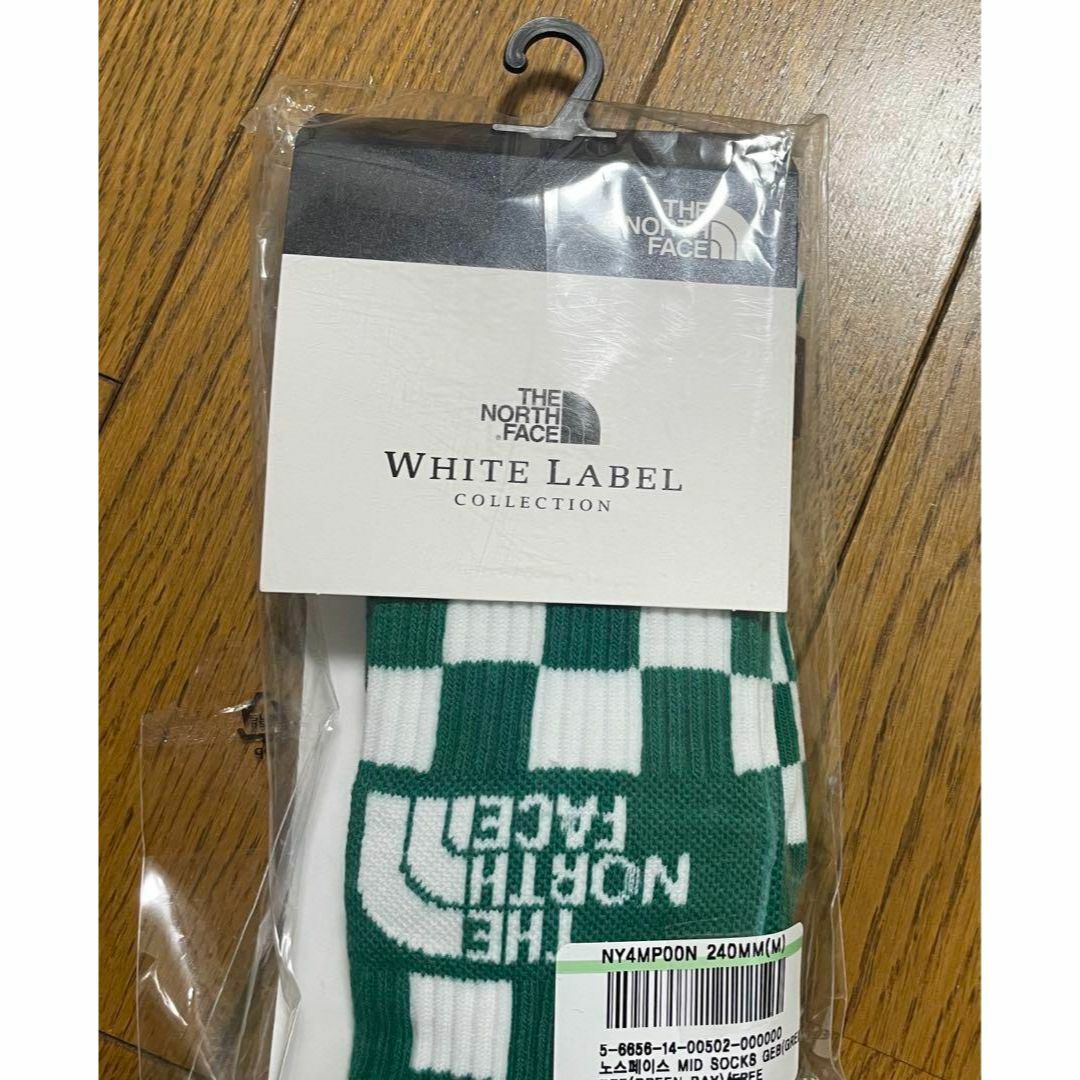 THE NORTH FACE(ザノースフェイス)の★送料込★ザ・ノースフェイス★MID SOCKS ★ミッドソックス green レディースのレッグウェア(ソックス)の商品写真