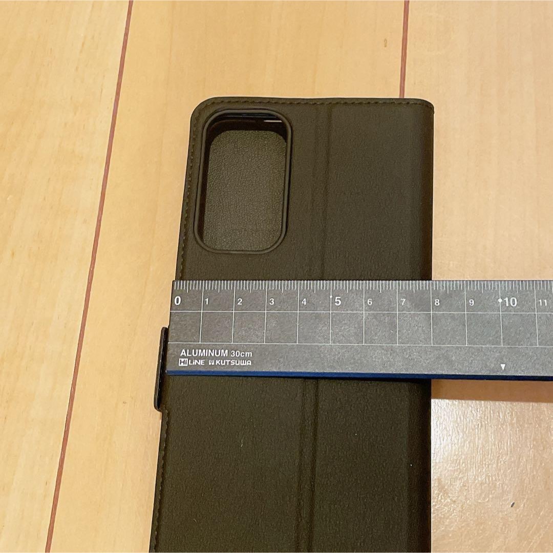 【Galaxy S23 Plus 用】ケース 手帳型 カード収納 ブラック スマホ/家電/カメラのスマホアクセサリー(Androidケース)の商品写真