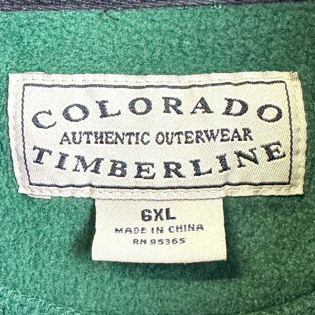 VINTAGE(ヴィンテージ)の超ビッグサイズ COLORADO TIMBERLINE フリースベスト 6XL メンズのトップス(ベスト)の商品写真