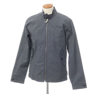 ベンシャーマン(Ben Sherman)の【中古】【未使用】ベンシャーマン Ben Sherman コットン 総柄 ブルゾン スイングトップ ネイビーxホワイト【サイズM】【メンズ】(ブルゾン)