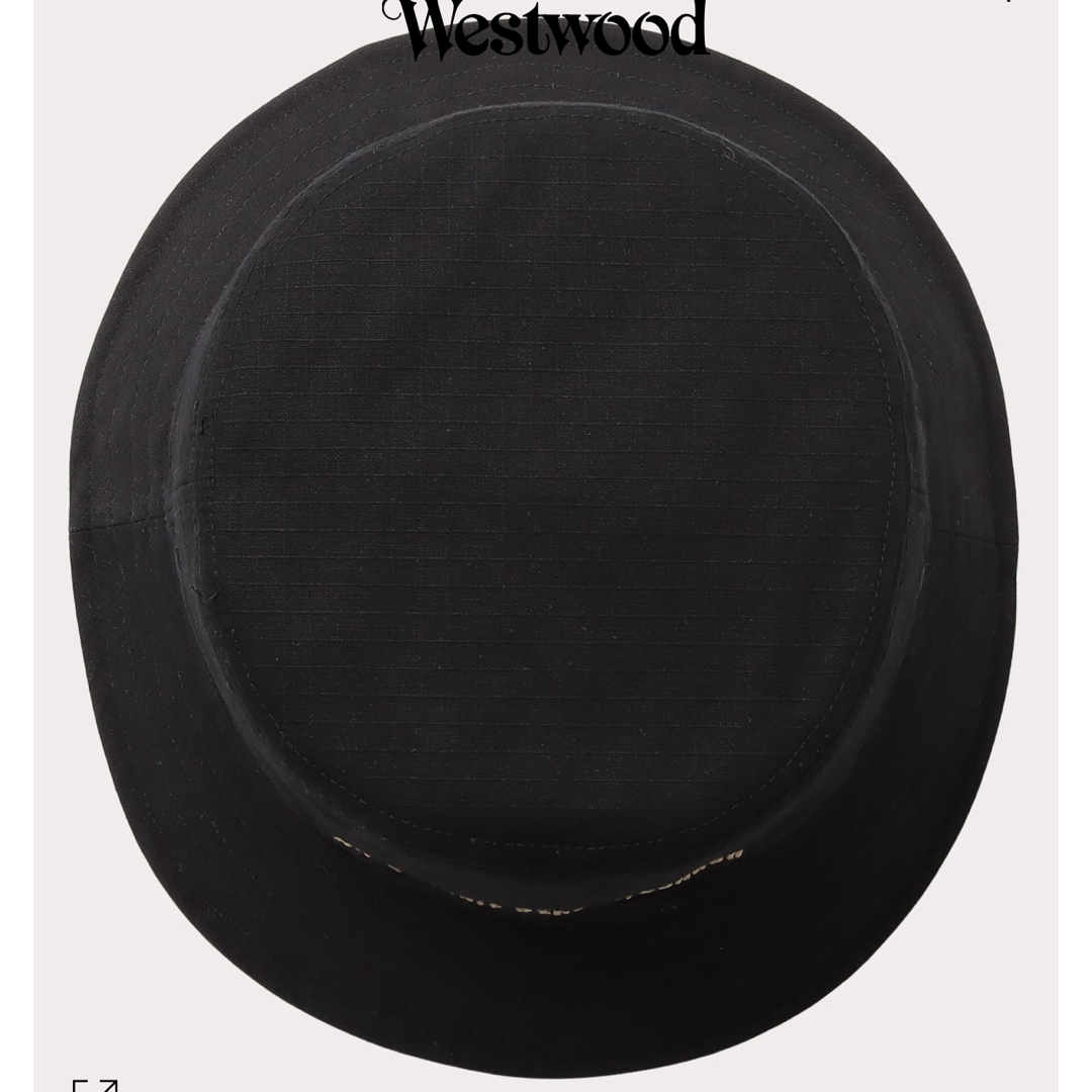 Vivienne Westwood(ヴィヴィアンウエストウッド)のviviennewestwoodLONDON リップストップ バケットハット ハンドメイドのファッション小物(帽子)の商品写真