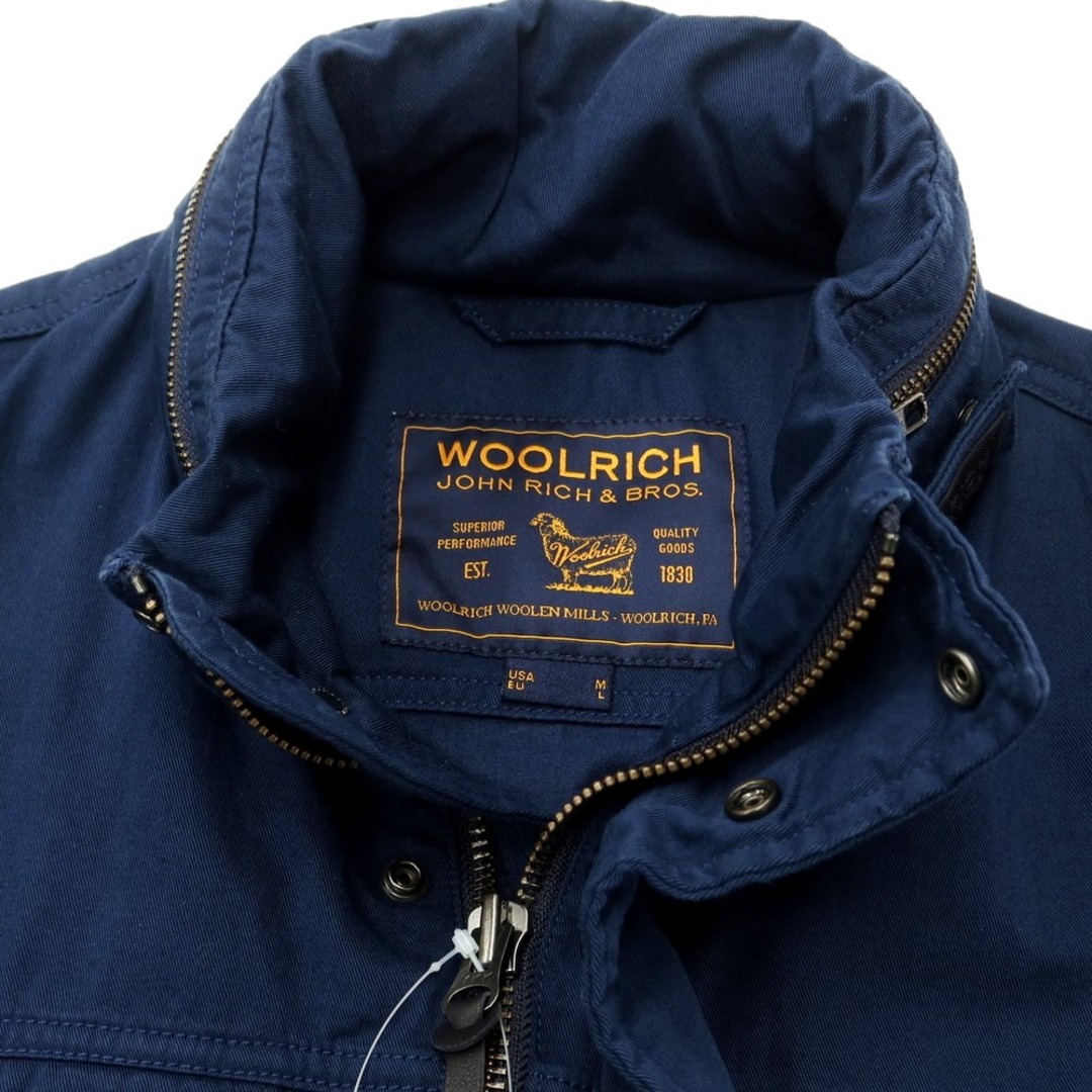 WOOLRICH(ウールリッチ)の【中古】ウールリッチ WOOLRICH コットン フィールドジャケット ネイビー【サイズM】【メンズ】 メンズのジャケット/アウター(ブルゾン)の商品写真