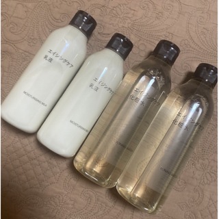 MUJI (無印良品) - 無印良品　エイジングケア化粧水300ml ２本　& 乳液200ml ２本
