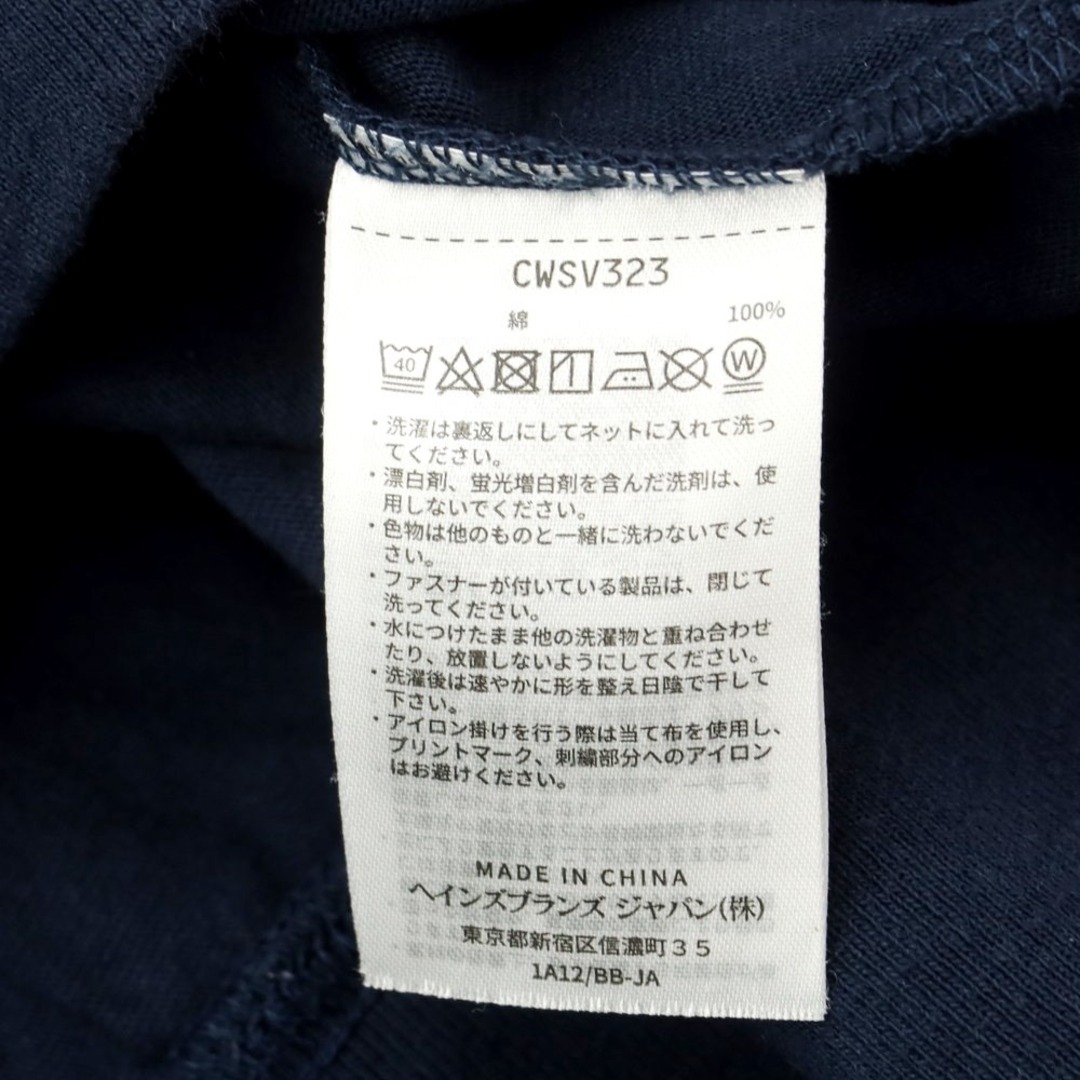 Champion(チャンピオン)の【中古】チャンピオン Champion BEMAS BOY別注 コットン 半袖Ｔシャツ ネイビー【サイズXS】【レディース】 レディースのトップス(Tシャツ(半袖/袖なし))の商品写真