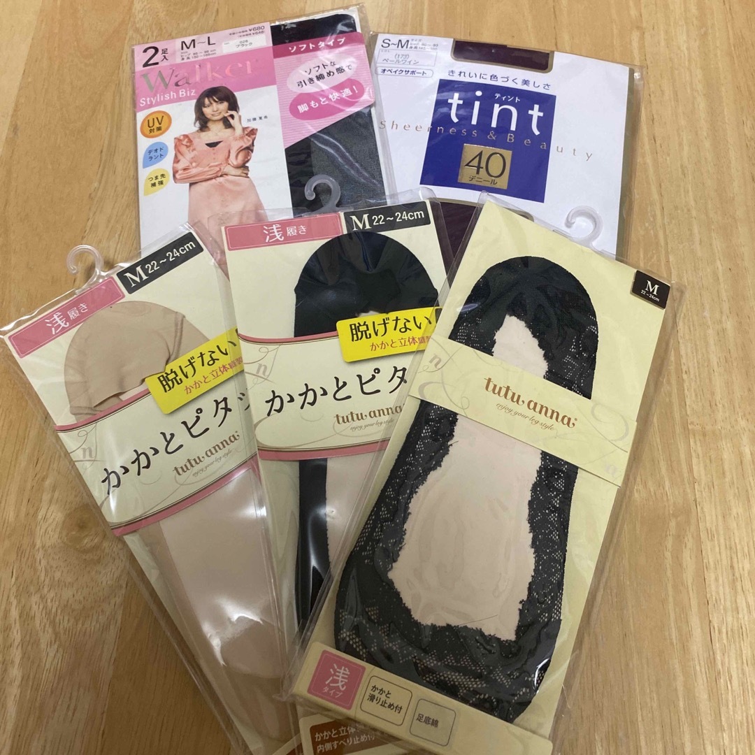 tutuanna(チュチュアンナ)のかかとピタッと靴下　ストッキング　タイツ レディースのレッグウェア(ソックス)の商品写真