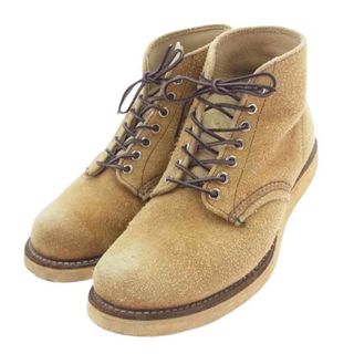 レッドウィング(REDWING)のRED WING レッドウィング ブーツ 8167 犬タグ スエード アイリッシュセッター タン ラフアウト プレーン ブーツ ベージュ系 8.5【中古】(ブーツ)